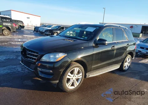 2013 Mercedes-Benz Ml 350 4Matic из США, поврежденный, VIN 4JGDA5HB1DA181459